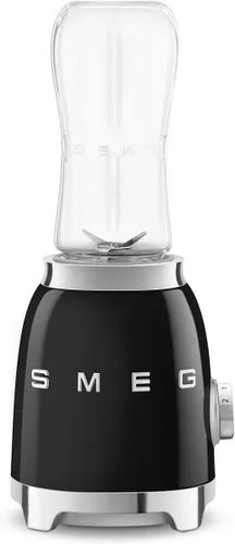 Vista 3 de SMEG Licuadora personal estilo retro de los años 50 con perilla retroiluminada y dos botellas de 20.3 fl oz sin BPA