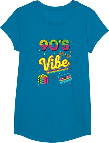 Vista 79 de 90s Nostalgia Retro Apparel - 90'S Vibe Retro T-Shirt Negro