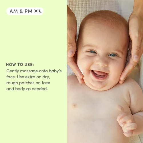Vista 5 de Evereden Crema facial nutritiva para bebé, 1.7 onzas, loción facial no tóxica y sin fragancia Crema hidratante para bebés rica y no grasa