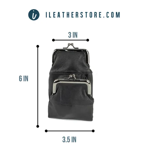 Vista 4 de Leather Impressions Fundas de cuero, Marrón
