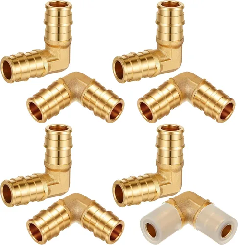 Vista 15 de 1 "X 1" Codo de 90 grados Pex A Accesorios de expansión Accesorios de latón Herramienta de crimpado Pex para conexión de tubería de tubería, ASTM