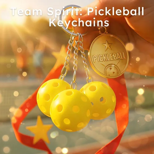 Vista 9 de Juego de llaveros de pickleball 8162448 - Regalos únicos divertidos para mujeres, hombres y amantes - Accesorios de equipo a granel para recuerdos