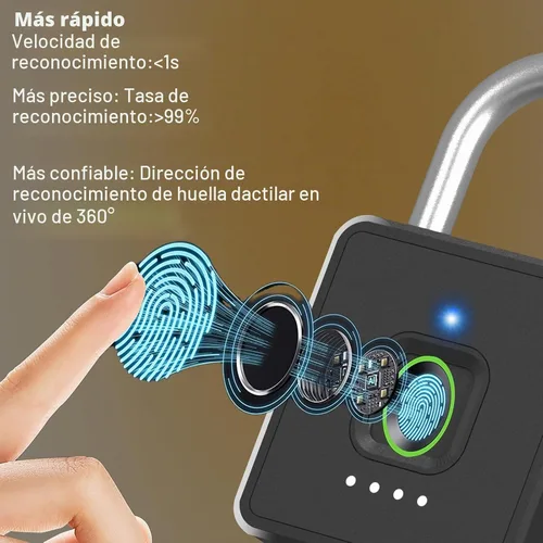Vista 5 de Cerradura de combinación para casillero, teclado de 9 dígitos y cerradura
