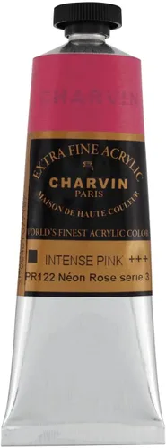 Vista 46 de Charvin Pintura acrílica profesional extrafina – verde absenta, tubo de 2.1 fl oz, pigmentos de triple fresado, resistente a la luz, pinturas