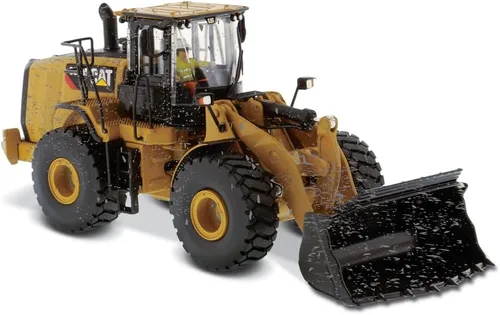 Vista 2 de Diecast Masters - Cargador de ruedas mediano desgastado 1:50 Caterpillar 966M - Serie desgastada - 85703