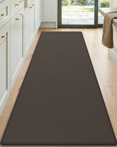 Vista 25 de DEXI Alfombrillas de Cocina Acolchadas Anti Fatiga, 17x59, Alfombra de Pasillo para Estar de Pie Impermeable, Espuma Viscoelástica Cómoda Acolchada
