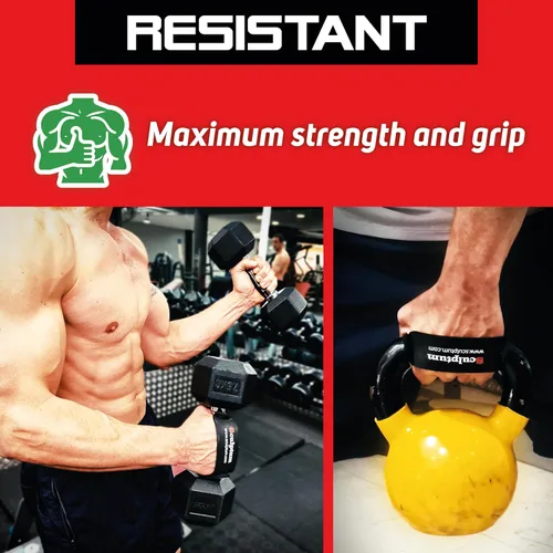 Vista 5 de Guantes de gimnasio anti-callo, acolchado adaptativo negro para entrenamiento con pesas, crossfit, fitness, protección de agarre cómodo