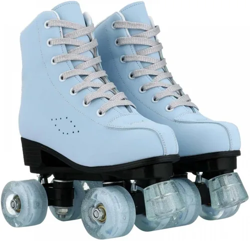 Vista 7 de XUDREZ Patines clásicos de alta calidad para mujeres y niñas, material esmerilado, para principiantes