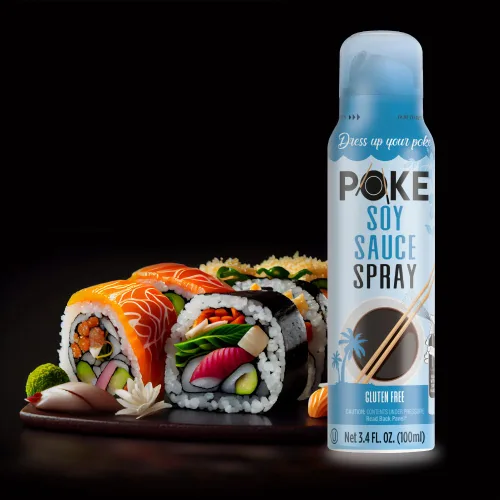 Vista 3 de Mantova Poke - Spray de salsa de soja, 3.4 onzas líquidas (paquete de 2), 100% pura, salsa de soja totalmente natural, apta para veganos, sin