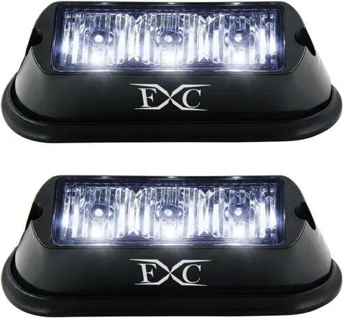 Vista 11 de Purishion - 3 Luces estroboscópicas LED de emergencia, impermeables, color ámbar, 12 diferentes intermitentes para automóvil, SUV, camioneta