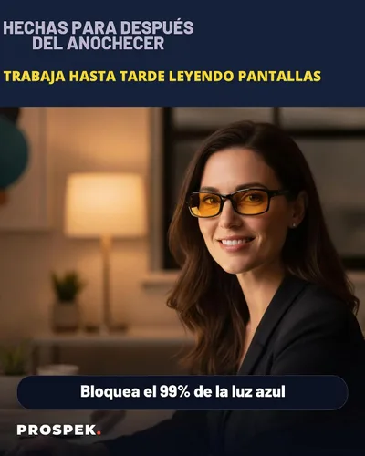 Vista 2 de Prospek ELITE Blue Light Blocking Glasses Men Women, Yellow Lens