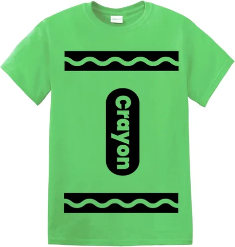 Vista 2 de Camiseta de crayón para niños, disfraz de Halloween para niños y niñas, idea de grupo, camiseta unisex XS-XL