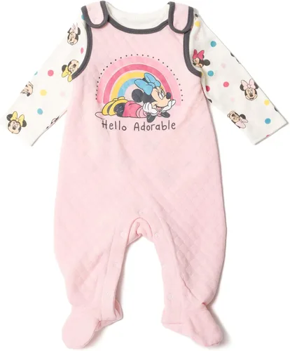 Vista 3 de Disney Minnie Mouse - Body acolchado de felpa francesa para bebé recién nacido a bebé