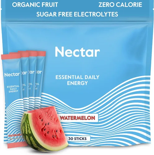 Vista 13 de Nectar Energy Booster – Cafeína orgánica, B12 y electrolitos – Sin azúcar y cero calorías – Café saludable, bebida energética y soda alternativa