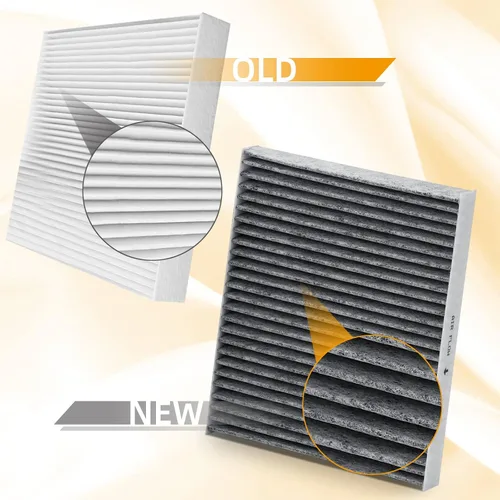 Vista 6 de Filtro de aire de cabina 6021C (CF11176) con carbón activado compatible con Ford Explorer Flex Taurus Police Interceptor Sedan 2011-2019.