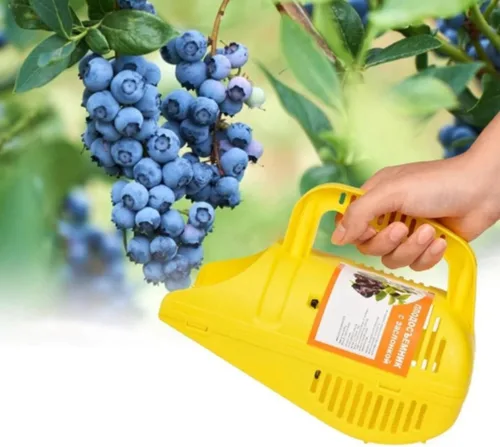 Vista 5 de Gralara Fruit Picker with Collection Chamber Sturdy Fruit Picker with Carrying Handle Easy to Clean for Orchards, Backyard Gardens