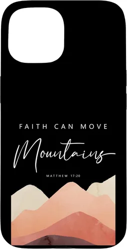 Vista 6 de Faith Can Move Mountains - Matthew 17 20 Inspiring Christian Case for iPhone 17