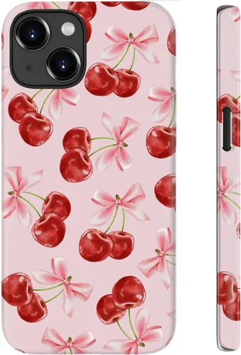 Vista 34 de Funda para iPhone 12 Mini, compatible con carga inalámbrica, protección de doble capa con elegante diseño de flores silvestres, silicona suave +