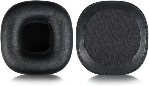Vista 2 de Mid ANC - Almohadillas de repuesto compatibles con auriculares Marshall Mid ANC Active Noise Cancelling On-Ear, color negro con clip