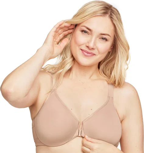 Vista 8 de Glamorise Sujetador Wonderwire Posture Back con aros para mujer, talla grande #9265