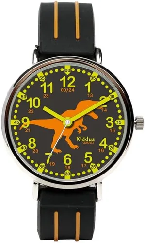 Vista 5 de Kiddus Reloj para niños, niños y niñas, reloj de aprendizaje de tiempo para niños, primer reloj de pulsera a partir de 5 años, manecillas de horas