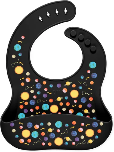 Vista 9 de Simple Modern Babero de silicona Babero de comida para niños pequeños Lavanda (Lavender Mist)