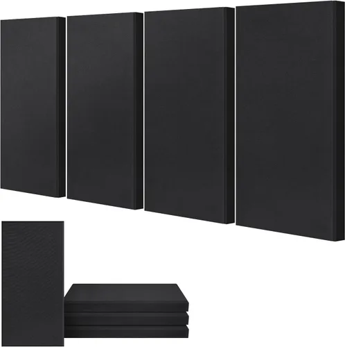 Vista 9 de UMIACOUSTICS 4 piezas de paneles acústicos para pared, paneles de tratamiento acústico para estudio de grabación de 2" de espesor, 23.6" x 11.8