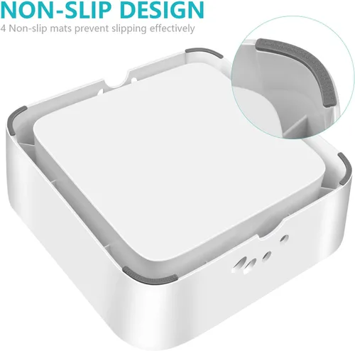 Vista 12 de UPSKY - Cuenco de agua antiderrames de 70 onzas para perros, alimentador