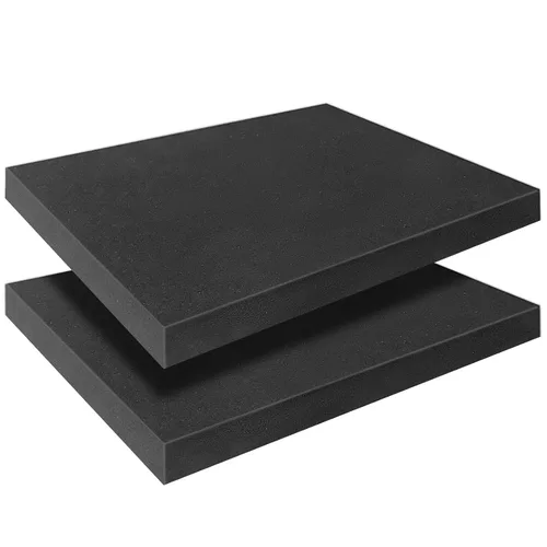 Vista 12 de Insertos de espuma de poliuretano negro para estuches, 16 x 12 x 4 pulgadas, relleno de embalaje cortable para caja de herramientas, cámara
