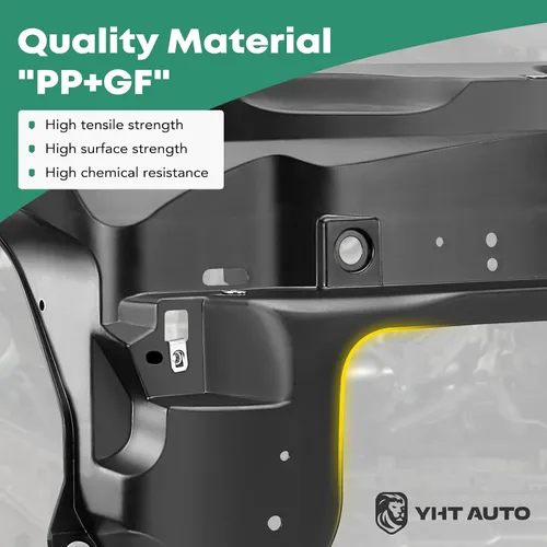 Vista 5 de YHTAUTO Soporte de radiador delantero para Volkswagen Beetle 2012-2019