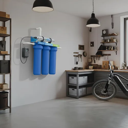 Vista 9 de Kind Water Systems E-3000UV Combo de suavizador de agua y filtro sin sal para toda la casa con UV