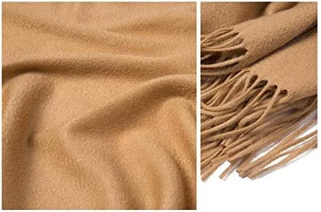 Vista 3 de Novawo Extra Large Wool Shawl Soft Pashmina Wrap Winter Scarf for Women