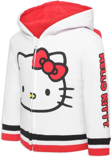 Vista 6 de Hello Kitty - Sudadera con capucha y cremallera para bebés, niños pequeños y niñas