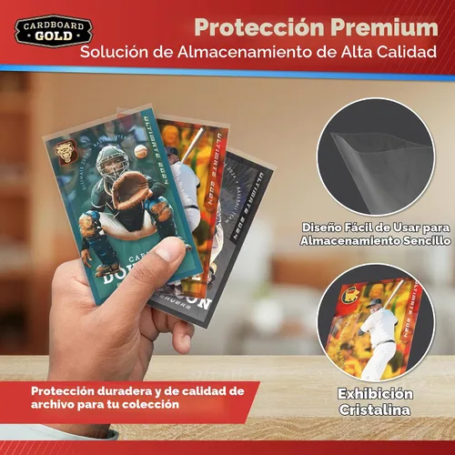 Vista 4 de Cardboard Gold Fundas para tarjetas intercambiables, 400