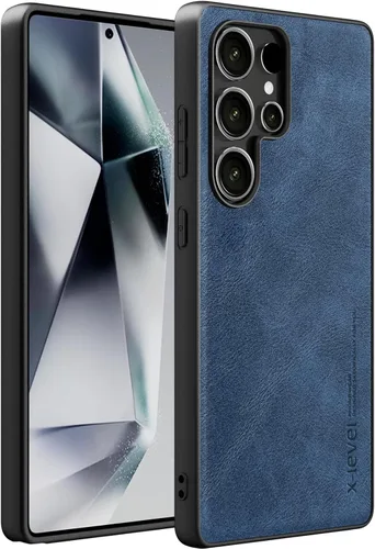 Vista 89 de X-level Funda para Samsung Galaxy Z Flip 6, delgada funda delgada de piel sintética para teléfono, TPU suave, a prueba de golpes, protección Negro