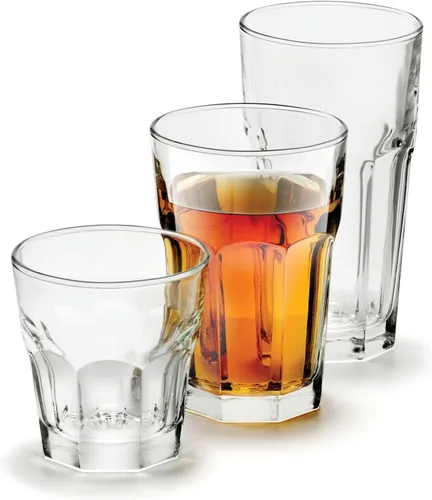 Vista 3 de Libbey Glassware 15256 Gibraltar - Vaso refrigerador, Duratuff, 16 onzas (paquete de 24)