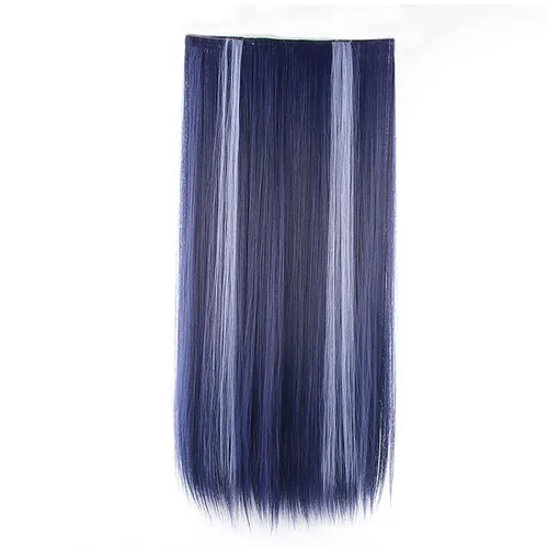 Vista 4 de XiongXiongLe Scaramouche - Peluca azul para cosplay, peluca larga y recta, peluca de repuesto de cabello sintético para niños, para fiestas