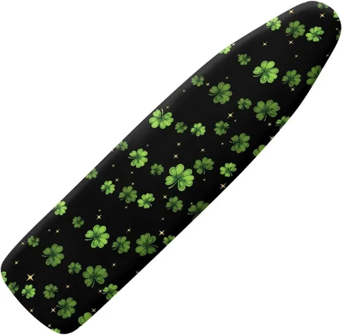Vista 13 de Funda para tabla de planchar con diseño de estrellas y bandera estadounidense con borde elástico y acogedor bolsillo para la nariz, resistente al