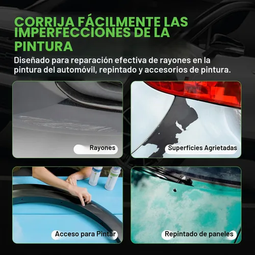 Vista 6 de TouchUpDirect 300 Alpine White III - Aerosol de pintura de retoque compatible con BMW Exact Match - Kit esencial