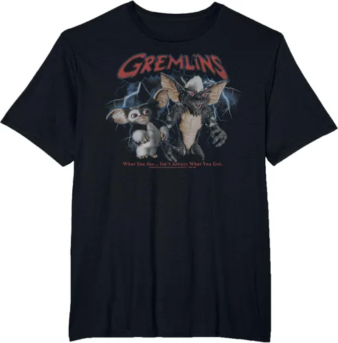 Vista 3 de Gremlins Camiseta Retrato Tormenta Relámpago
