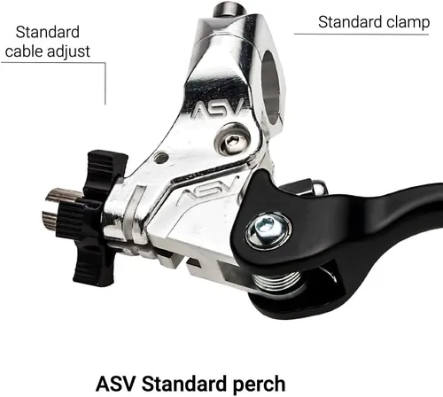 Vista 5 de ASV - Palanca de embrague irrompible F2 Quad ATV w/Perch # CD F206SX - Negro