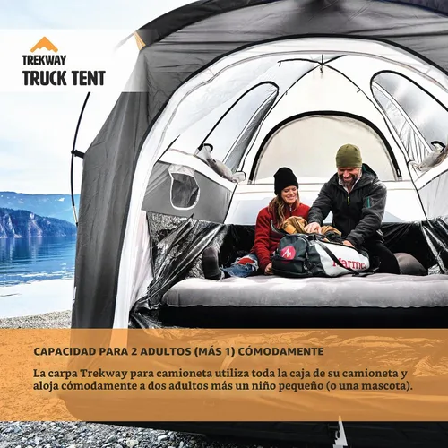 Vista 8 de Offroading - Tienda de campaña para caja de camioneta, longitud de 6.5 pies de caja