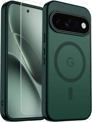 Vista 23 de SUPFINE Funda magnética para Google Pixel 10 Pro XL con protector de pantalla (imanes integrados) (protección contra caídas de grado militar)