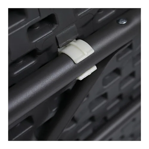 Vista 7 de Iceberg IndestrucTable Too - Mesa plegable biplegable, interior/exterior, grado comercial, carbón, 60 pulgadas de ancho x 30 pulgadas de profundidad