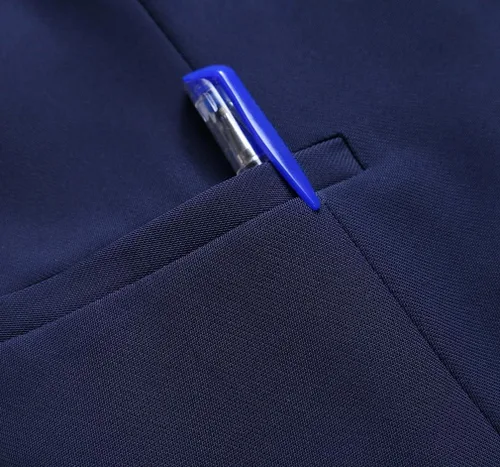 Vista 6 de Foucome Traje de vestir formal de negocios ajustado regular para mujer, chaleco con botones