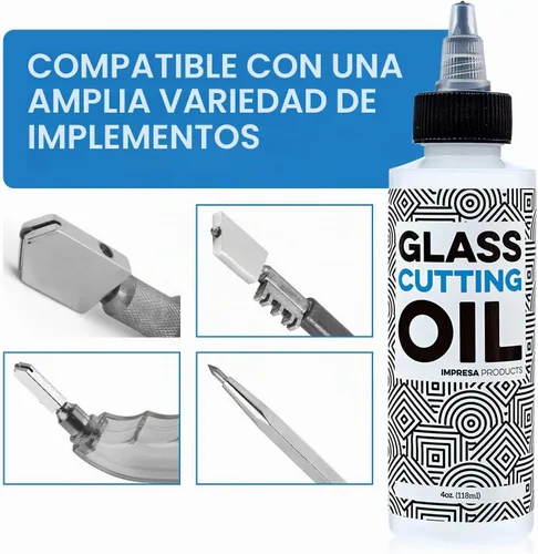 Vista 4 de IMPRESA Aceite de corte de vidrio, parte superior giratoria de precisión para una vida útil prolongada de la herramienta y cortes limpios, fluido
