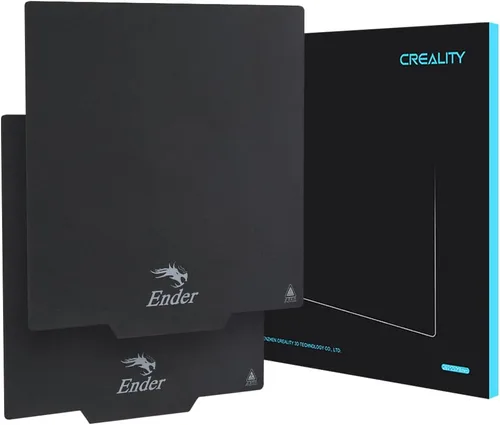 Vista 24 de Creality K1 SE Placa de construcción de resina epoxi, cama Ender 3 V3 SE de 235 x 235 mm, placa de cama de acero de resorte texturizado