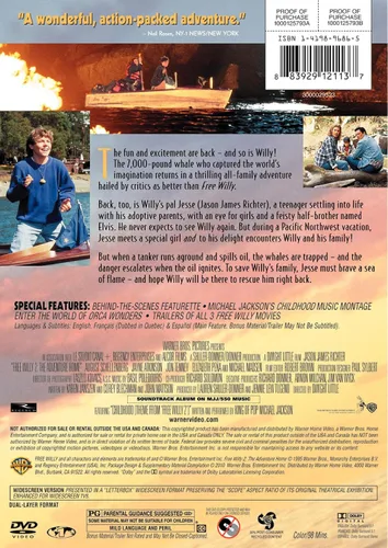 Vista 2 de Free Willy 2 The Adventure Home (Keepcase) DVD