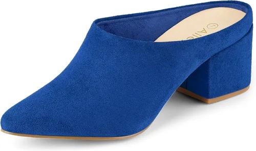 Vista 9 de Allegra K Sandalias de tacón de bloque para mujer Beige