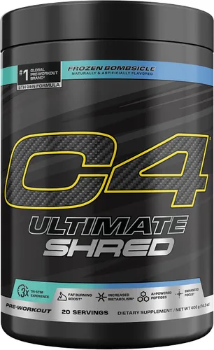 Vista 9 de Cellucor C4 Ultimate Shred - Polvo para antes del entrenamiento, quemador de grasa para hombres y mujeres, suplemento de metabolismo con extracto
